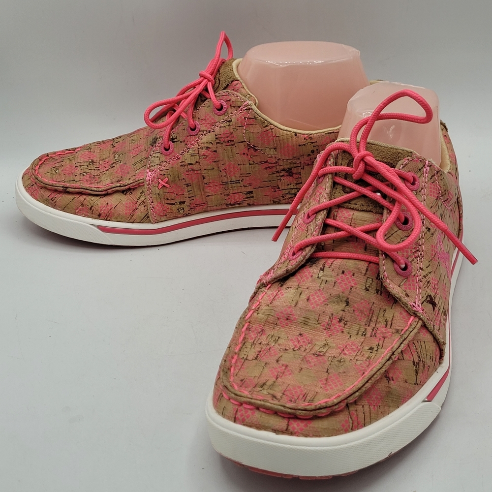 Twisted X Breast Cancer Awareness Shoes Size 8.5 M - Picture 2 of 16